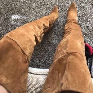 Knee High/Thigh High Caramel Brown Boots